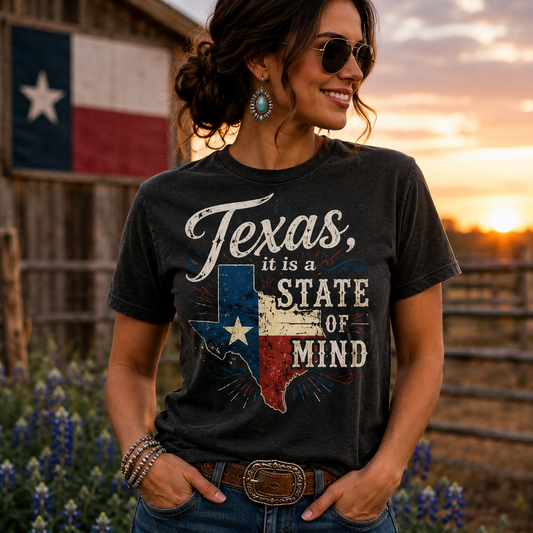 Texas t-shirt - Texas - It's a State of Mind